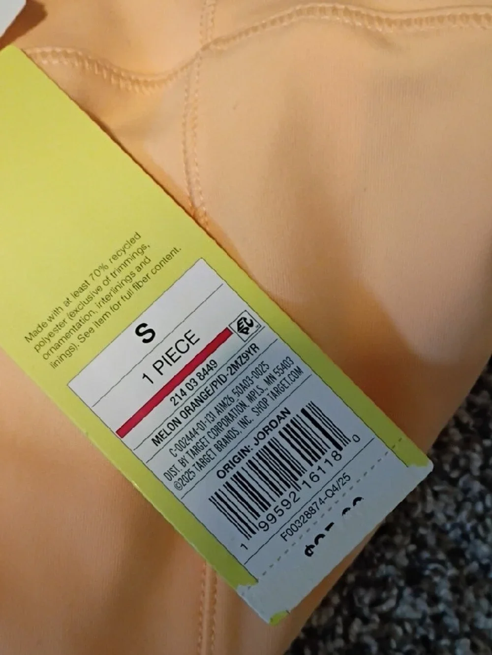 all in motion Peach High-Waist Leggings
